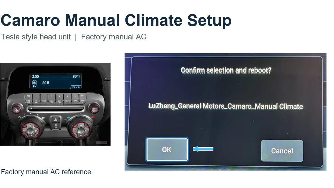 Camaro AC Not Working After a Tesla Style Radio Install