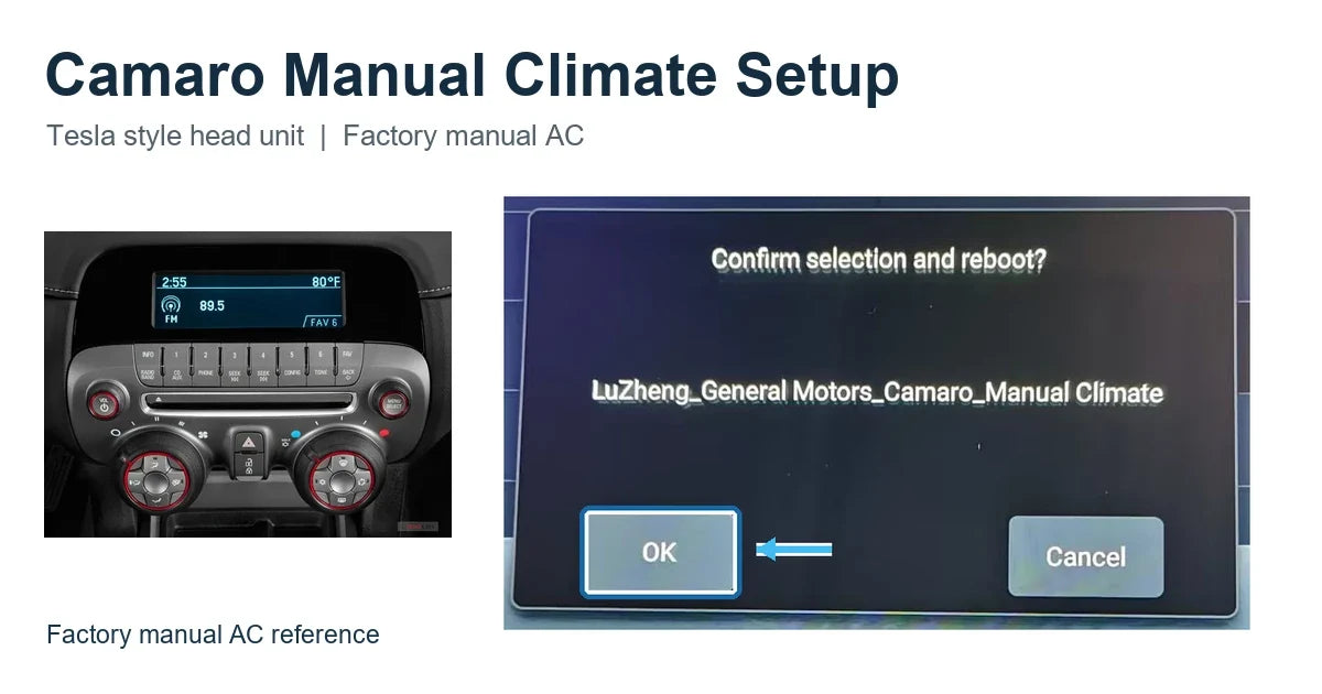Camaro AC Not Working After a Tesla Style Radio Install