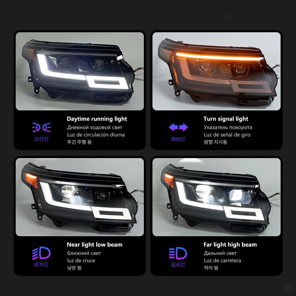 Car Lights for Land Rover Range Rover 2014-2017 LED Headlight